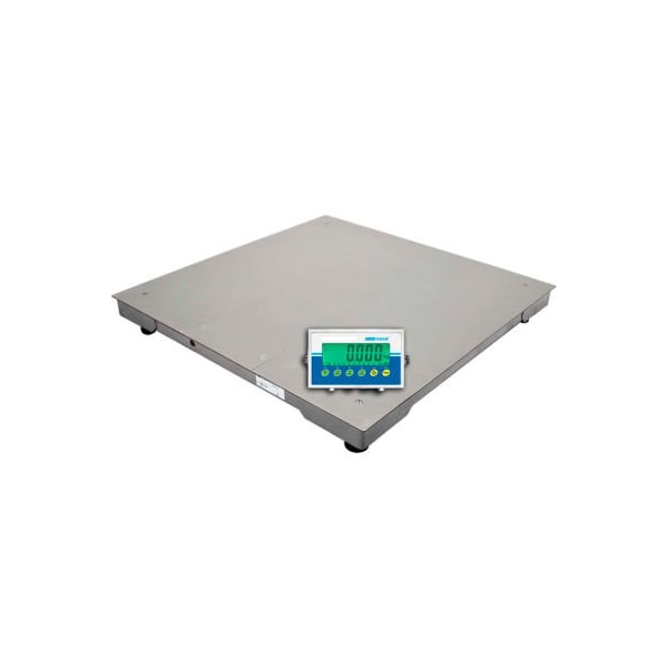 Adam Equipment Adam Equipment PT Series Stainless Steel Platform Scale With LCD Indicator, 5'x5', 5,000 lb x 1 lb PT 315-5S + AE403 - main